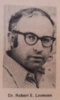 Young history professor, Bob Levinson, 1975 Bob Levinson photo, circa 1975