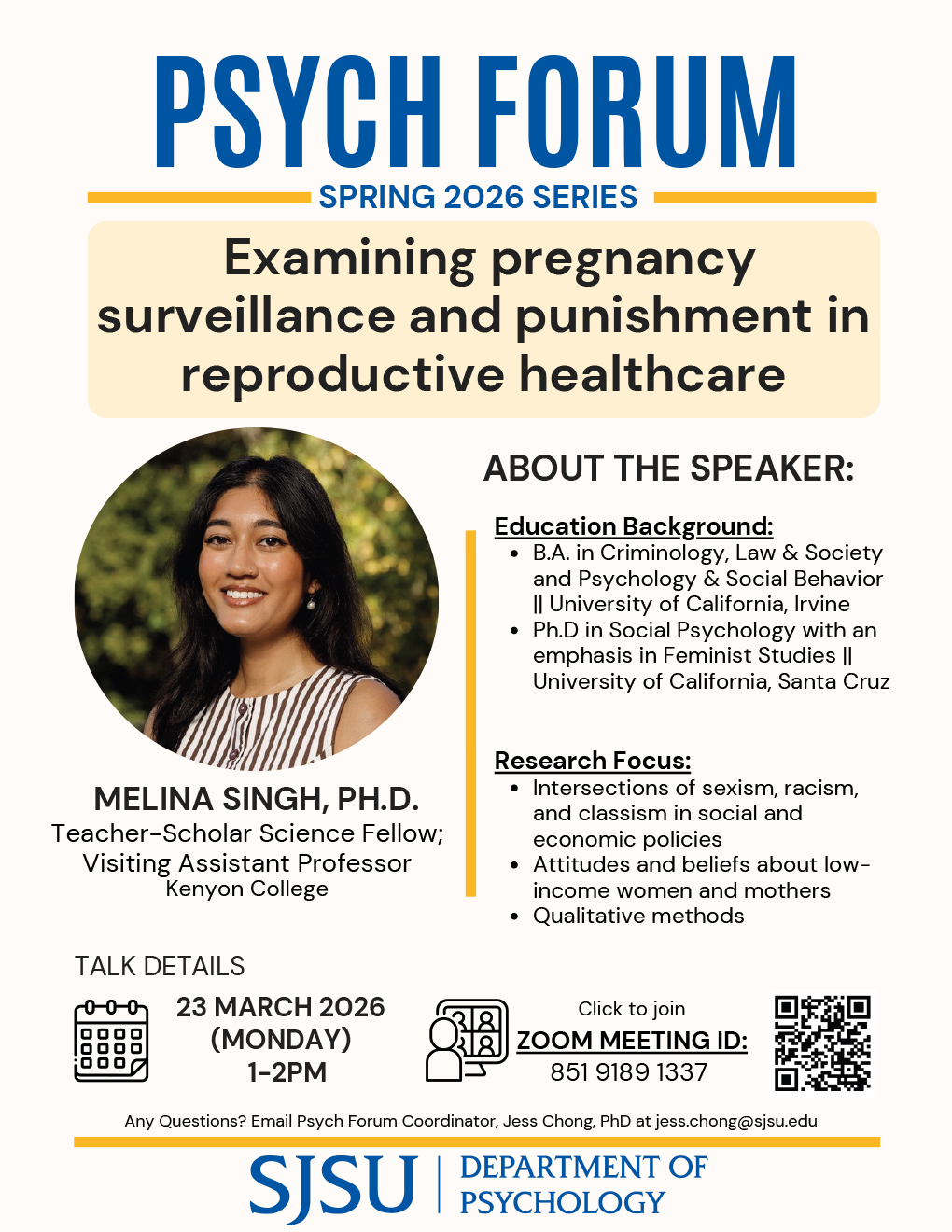 Psych Forum March 23, 2026