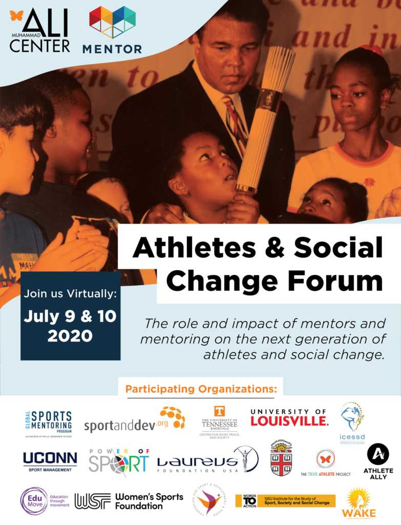 Muhammad Ali Center Athletes and Social Change Forum July 2020